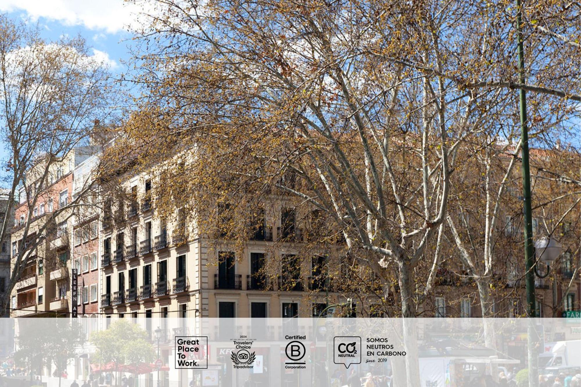 Отель Sleep'N Atocha - B Corp Certified Мадрид Экстерьер фото